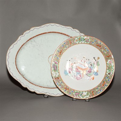 Lot 201 - Group of Nine Chinese Export Famille Rose...