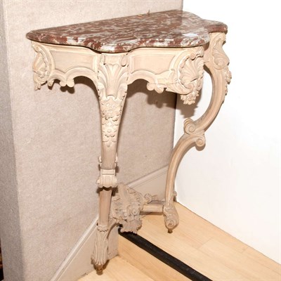 Lot 270 - Neoclassical Style Marble Top Painted and...