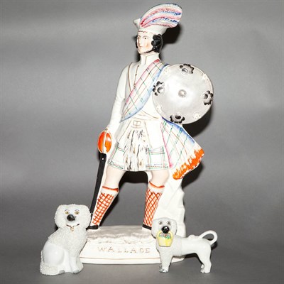 Lot 357 - Group of Eleven Staffordshire Pottery Articles...