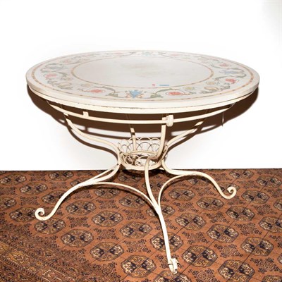 Lot 377 - Neoclassical Style Marble and Scagliola Marble...