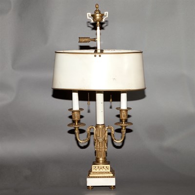 Lot 417 - Louis XV Style Gilt-Bronze and Marble...
