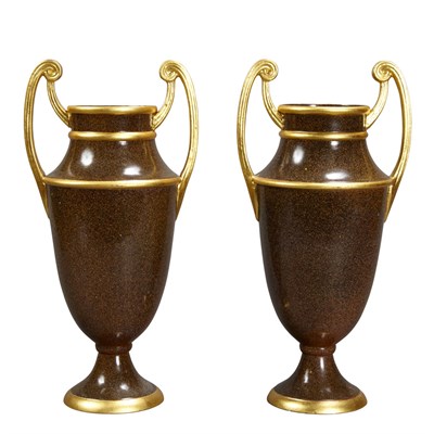 Lot 511 - Pair of Neoclassical Style Gilt and Enamel...