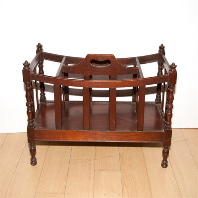 Lot 446 - Regency Style Mahogany Canterbury Height 19...