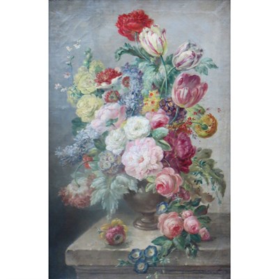 Lot 3 - European School 19th Century Still Life with...