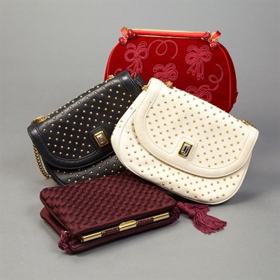 Lot 728 - Group of Four Judith Leiber Bags Comprising a...