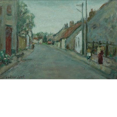 Lot 94 - Gabriel Spat American, 1890-1967 Village in...