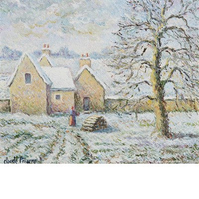 Lot 83 - Hughes Claude Pissarro French, b. 1935 Neige a...