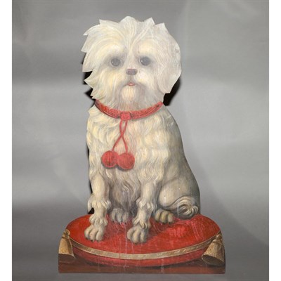 Lot 565 - Tole Dog-Form Umbrella Stand Height 24 1/2...