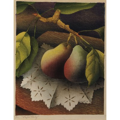 Lot 189 - Luigi Rist PAPER DOILEY (W. 25) Color woodcut,...