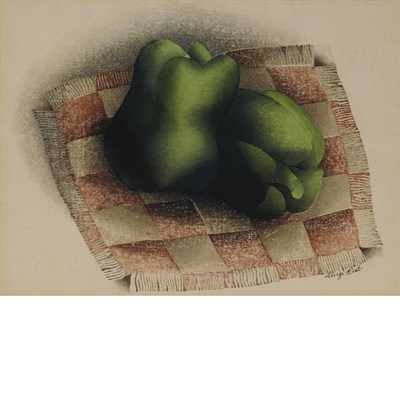 Lot 190 - Luigi Rist PEPERONI (W. 30) Color woodcut,...