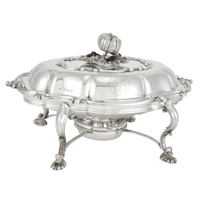 Lot 353 - Pair of Early Victorian Silver Covered...
