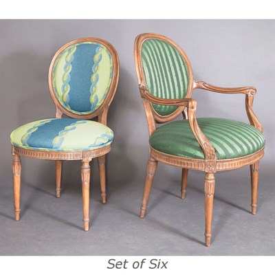Lot 168 - Set of Six George III Style Fruitwood Dining...