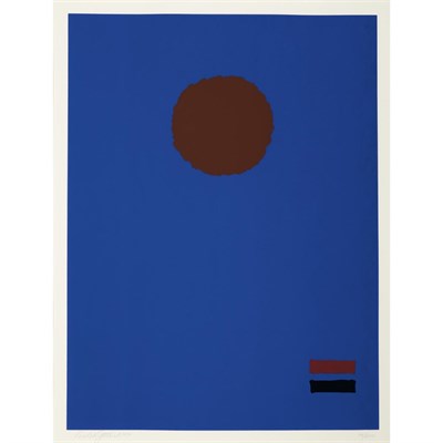 Lot 72 - Adolph Gottlieb (1903-1974) BLUE NIGHT Color...