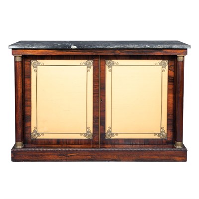 Lot 575 - Regency Style Gilt-Bronze Mounted Rosewood...