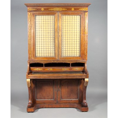 Lot 454 - Continental Neoclassical Gilt Decorated and...