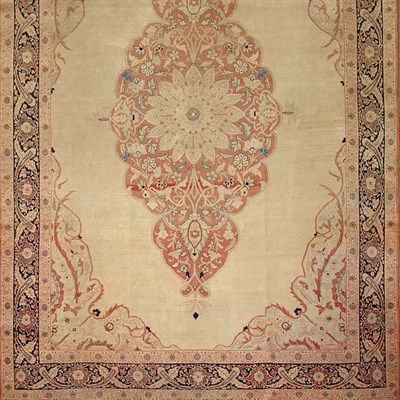Lot 611 - Tabriz Carpet Northwest Persia, last quarter...