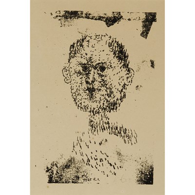 Lot 92 - Paul Klee KOPF (BARTIGER MANN) (KORNFELD 98)...