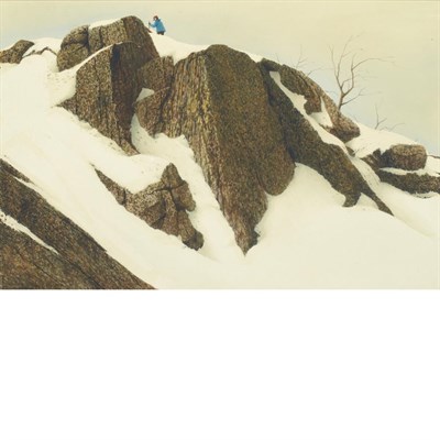 Lot 212 - Robert Vickrey American, 1926-2011 Rocks and...