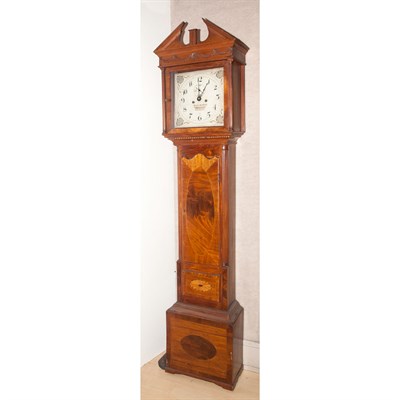 Lot 286 - George III Mahogany Tall Case Clock 18th...