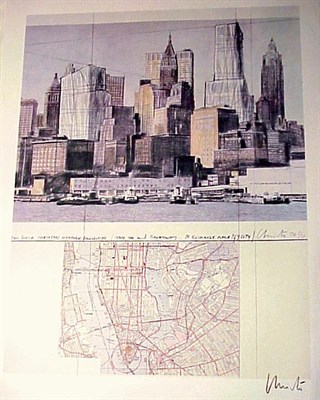 Lot 164 - Christo SURROUNDED ISLANDS BISCAYNE BAY;...