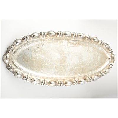 Lot 248 - Austro Hungarian Silver Fish Platter Length 28...