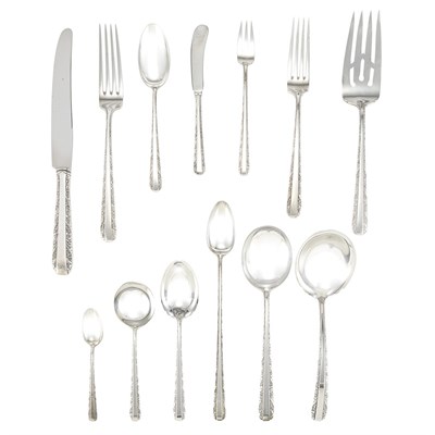 Lot 224 - Towle Sterling Silver Flatware Service In the...