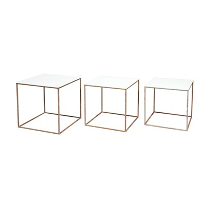 Lot 247 - Poul Kjaerholm Danish, 1929-1980 Nest of Three...