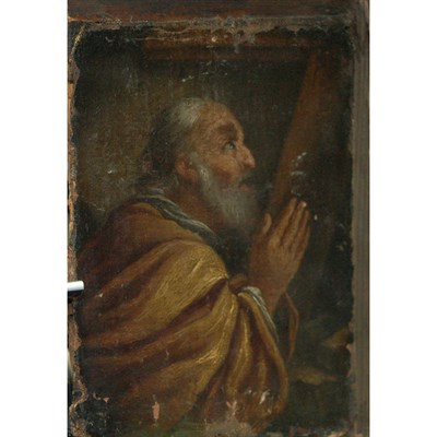 Lot 20 - Italian School 17th Century Saint Peter in...