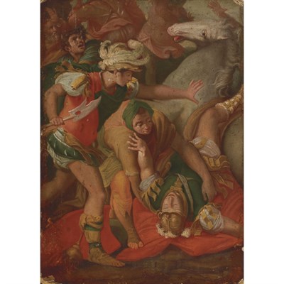 Lot 1 - After Taddeo Zuccaro The Conversion of Paul...