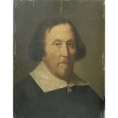 Lot 42 - Circle of Jan Lievens Portrait of a Man in a...
