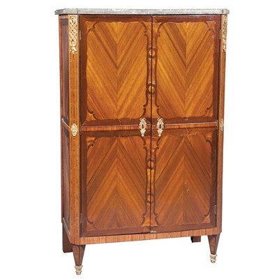 Lot 253 - Louis XVI Style Gilt-Bronze Mounted Tulipwood...