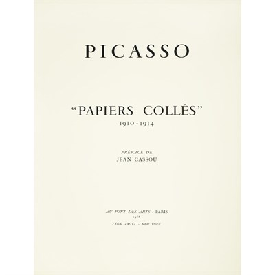 Lot 175 - After Pablo Picasso PAPIERS COLLES Complete...