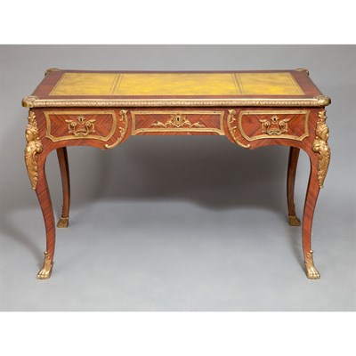 Lot 555 - Louis XV Style Gilt-Metal Mounted Walnut...