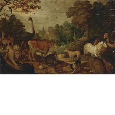 Lot 16 - Circle of Roelant Savery The Garden of Eden...