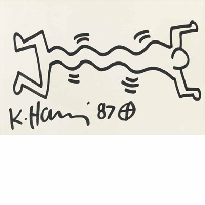 Lot 126 - Keith Haring American, 1958-1990 Untitled...