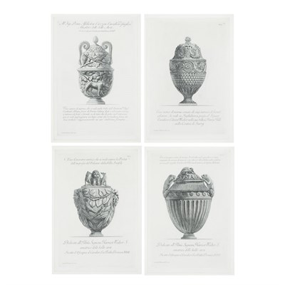 Lot 384 - Giovanni Battista Piranesi [VASE STUDIES] Four...