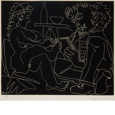 Lot 147 - Pablo Picasso LE PEINTRE ET SON MODELE (B....