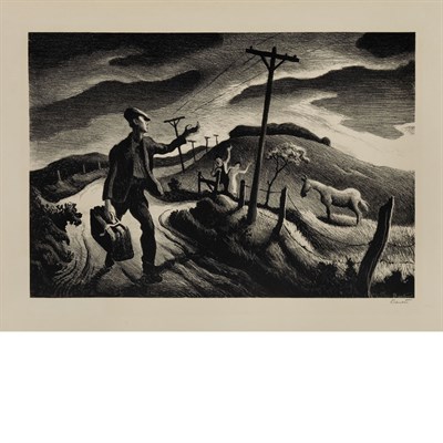 Lot 17 - Thomas Hart Benton THE BOY (F. 72) Lithograph,...