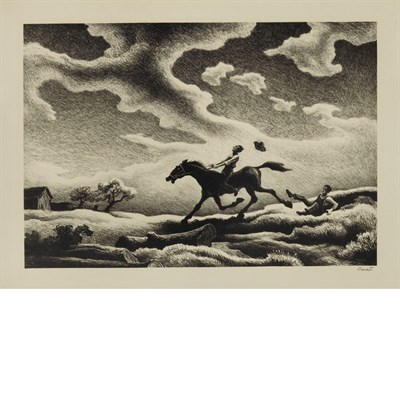 Lot 16 - Thomas Hart Benton SPRING TRYOUT (F. 61)...