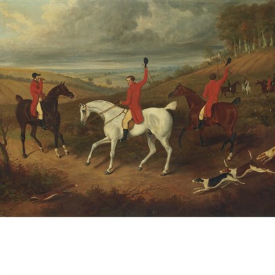 Lot 84 - Attributed to William Barraud Gone Away Oil on...