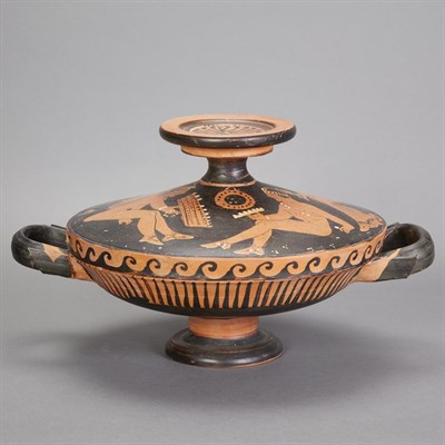 Lot 385 - South Italian Red Figure Lekanes 4th Century...