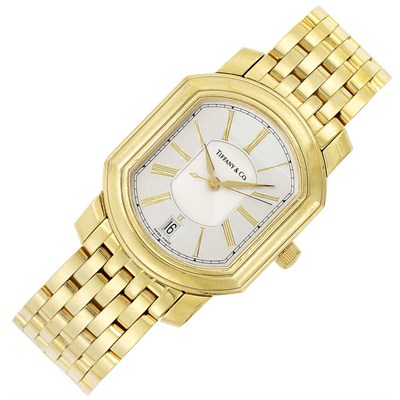 Lot 35 - Gentleman's Gold 'Mark Coupe Resonator' Wristwatch, Tiffany & Co.