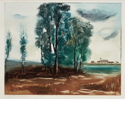 Lot 212 - After Maurice de Vlaminck by Jacques Villon LE...