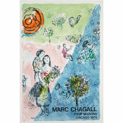 Lot 41 - Marc Chagall FOUR SEASONS (M. 727) Color...