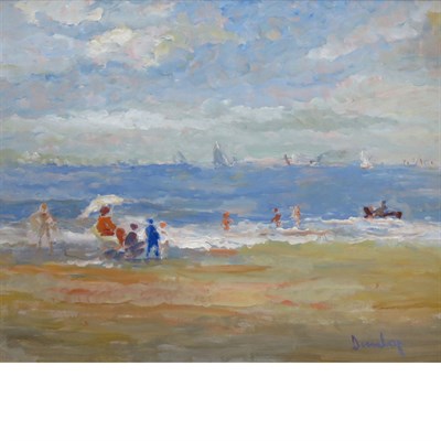 Lot 41 - Ronald Ossory Dunlop Irish, 1894-1973 Beach...