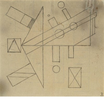 Lot 86 - Rudolf Bauer German/American, 1889-1953 (i)...