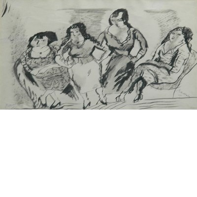Lot 84 - Jules Pascin French, 1885-1930 Four Women...