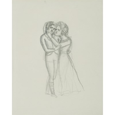 Lot 46 - Balthus French, 1908-2001 Etude Pour "Il se...