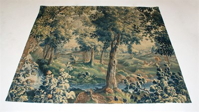 Lot 404 - Flemish Verdure Tapestry Panel Flanders, 18th...