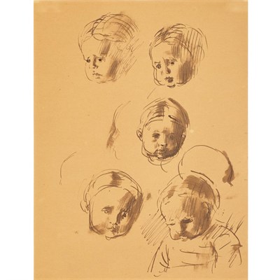 Lot 78 - Augustus Edwin John British, 1878-1961 Studies...